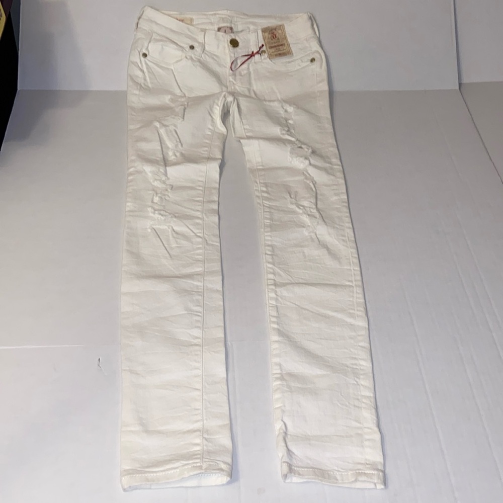 Decree Juniors Size 3 Super Skinny NWT Distressed Denim Jeans
